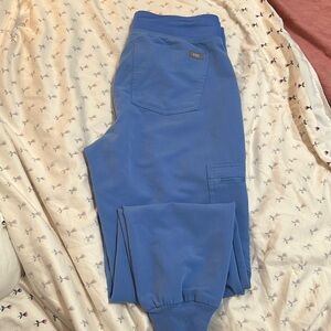 FIGS Zamora Joggers - Petite Length/Regular Waist. Ceil Blue